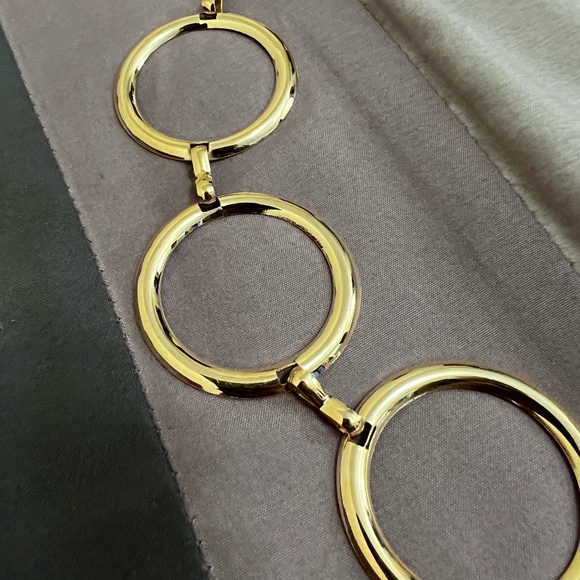 Gold Toned Fashion Nova Chain-Belt | Used once, in great condition | 44 1/2 inch - Picture 2 of 4